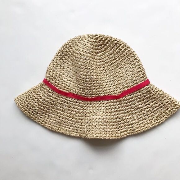 Gymboree NWOT floppy straw sun hat 4-5T - Picture 5 of 6